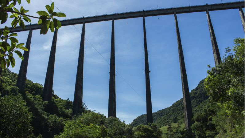 Viaduto 13, Pedra da Tartaruga e Cascata do V13 - Vespasiano Corrêa - RS