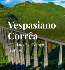 Viaduto 13, Pedra da Tartaruga e Cascata do V13 - Vespasiano Corrêa - RS