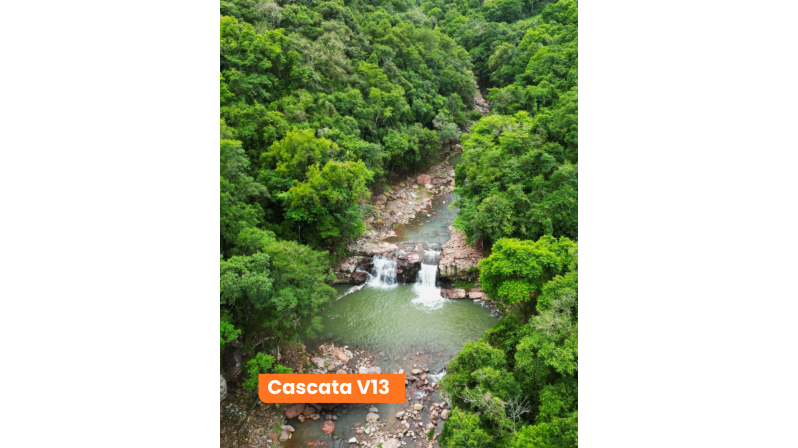 Viaduto 13, Pedra da Tartaruga e Cascata do V13 - Vespasiano Corrêa - RS