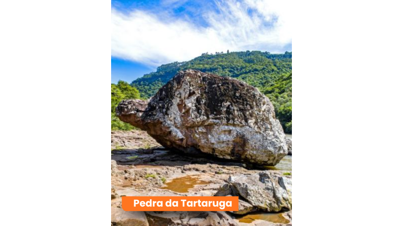 Viaduto 13, Pedra da Tartaruga e Cascata do V13 - Vespasiano Corrêa - RS